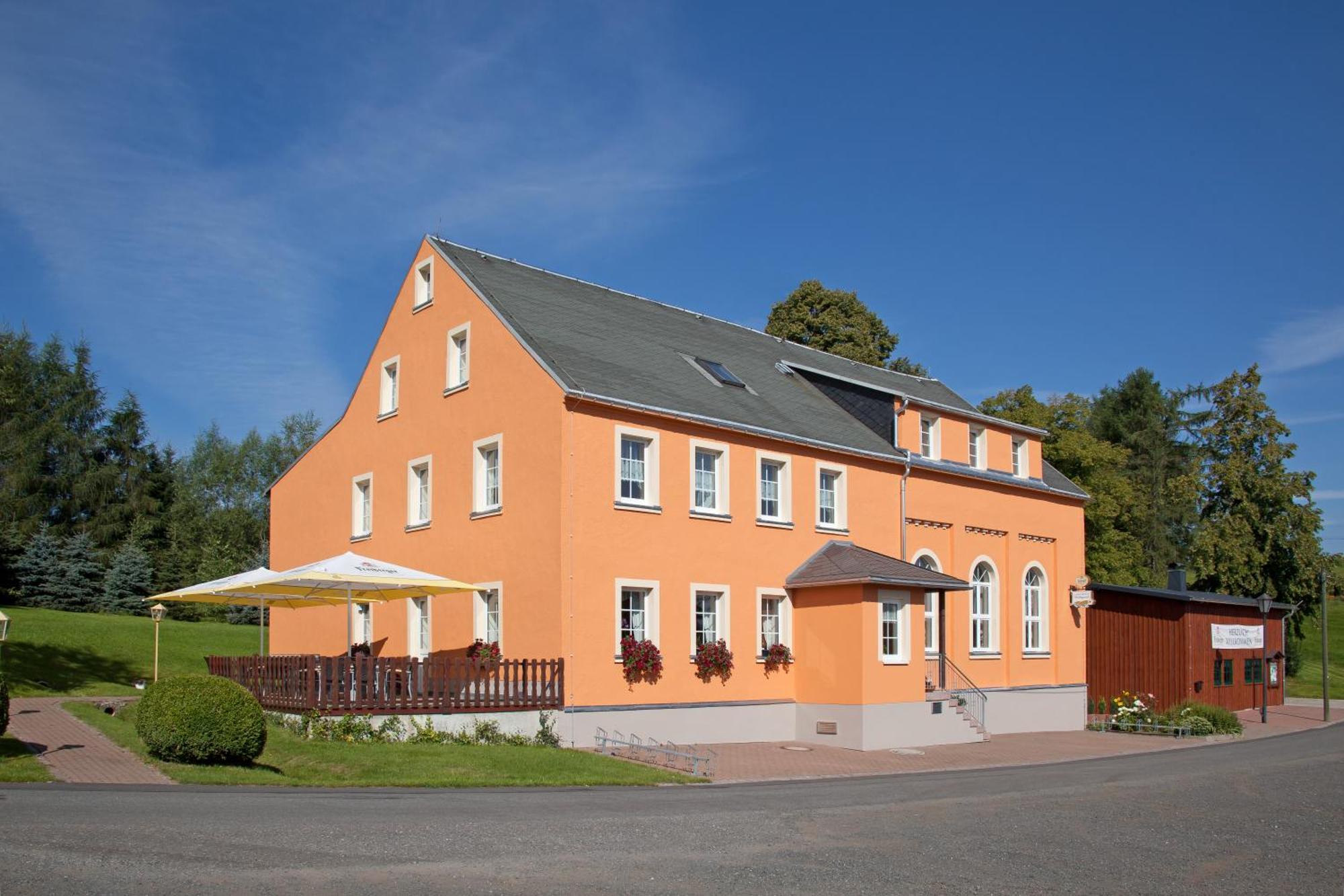 Wolfsgrunder Festhof Hotell Dorfchemnitz Exteriör bild